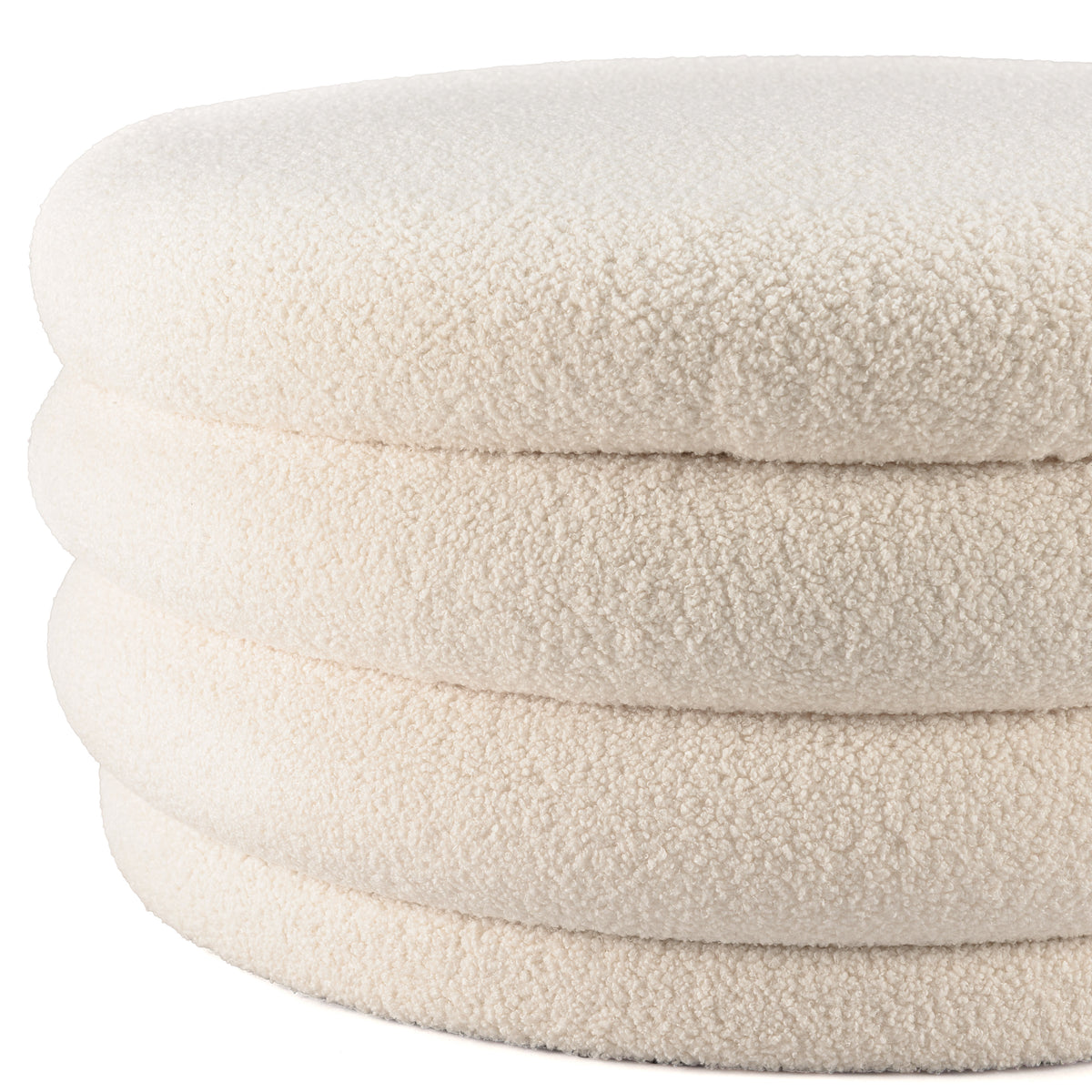 Leopold - Pouffe - Ecru