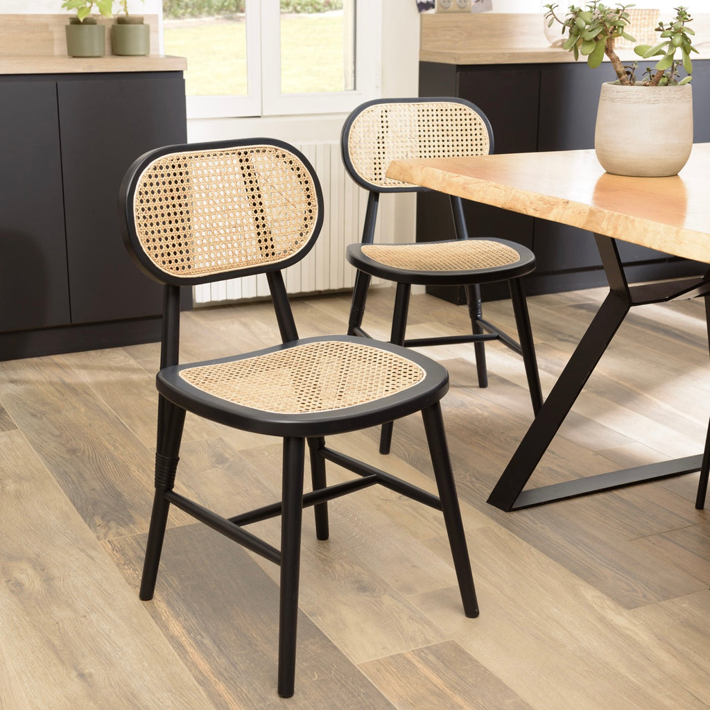 Pierre - Set di 2 sedie - Legno chiaro
