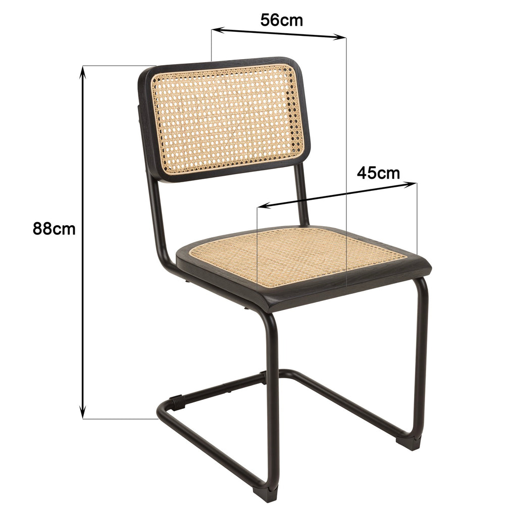 Pierre - Set De 2 Sillas - Madera Clara
