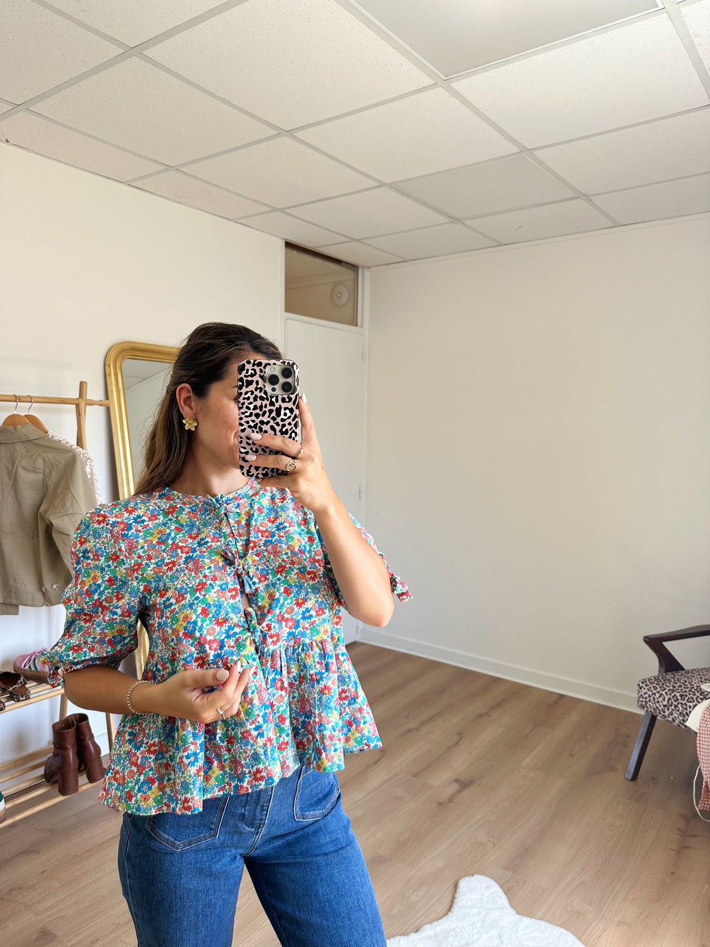 Blusa con lazo Faustine