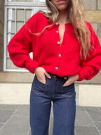 Cárdigan Charlie Rojo