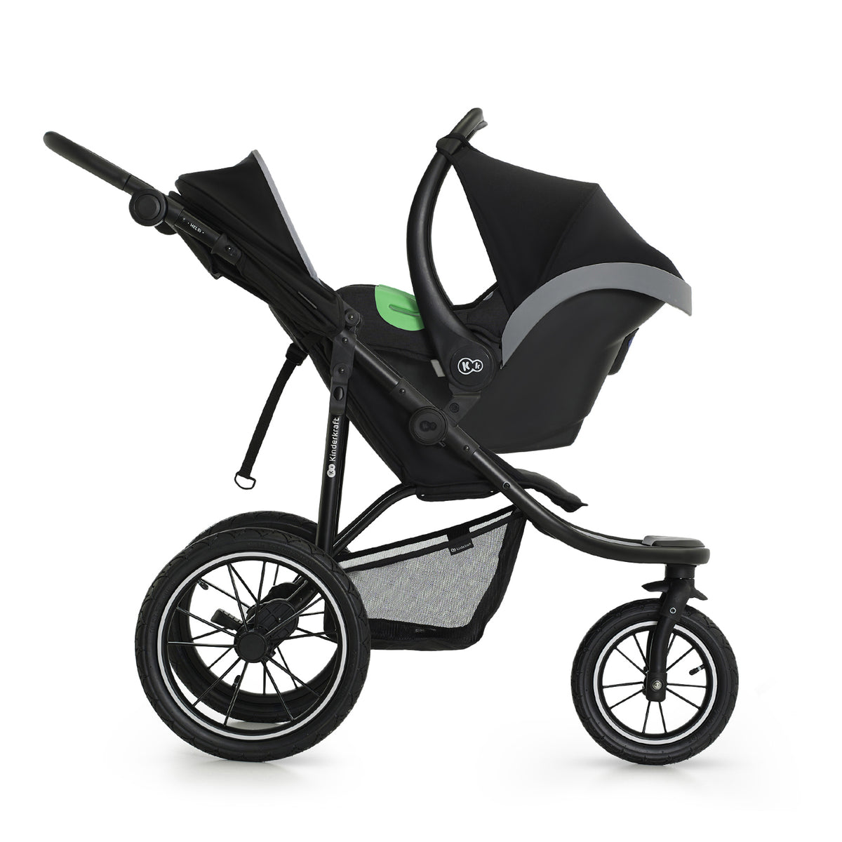 Silla de paseo todoterreno Helsi 2 Negro
