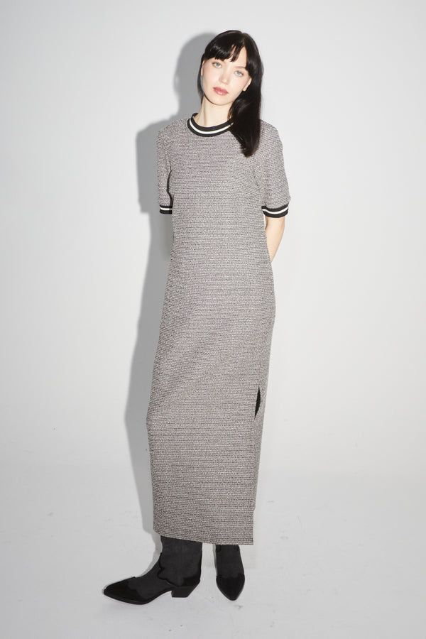 The Annalisa Beige Knit Dress