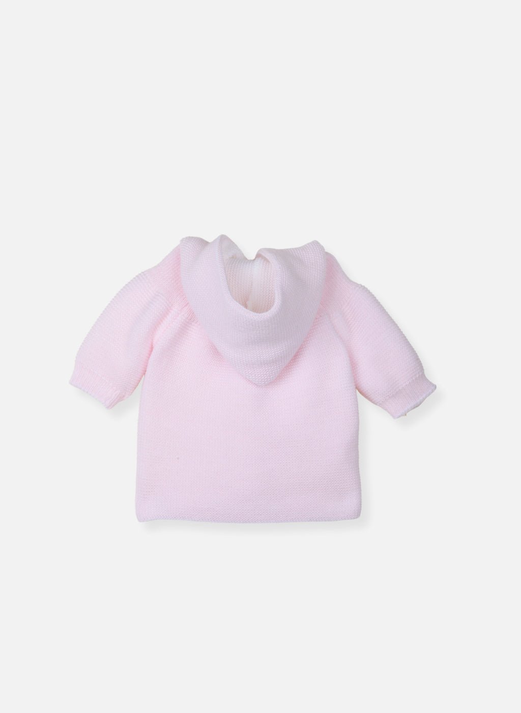 Vestes Et Manteaux Manteau En Tricot Bord-Côte Pour Bébé - Rose Layette
