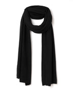 Echarpe Longue 100% Cachemire - Noir - Mixte