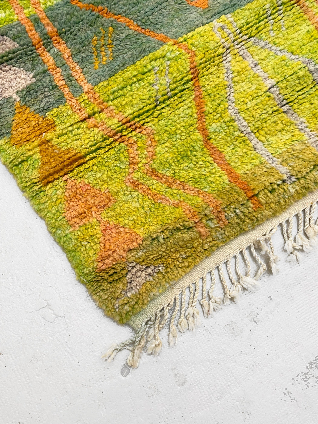 Alfombra bereber marroquí Beni Ouarain 1,55 × 1,18 m