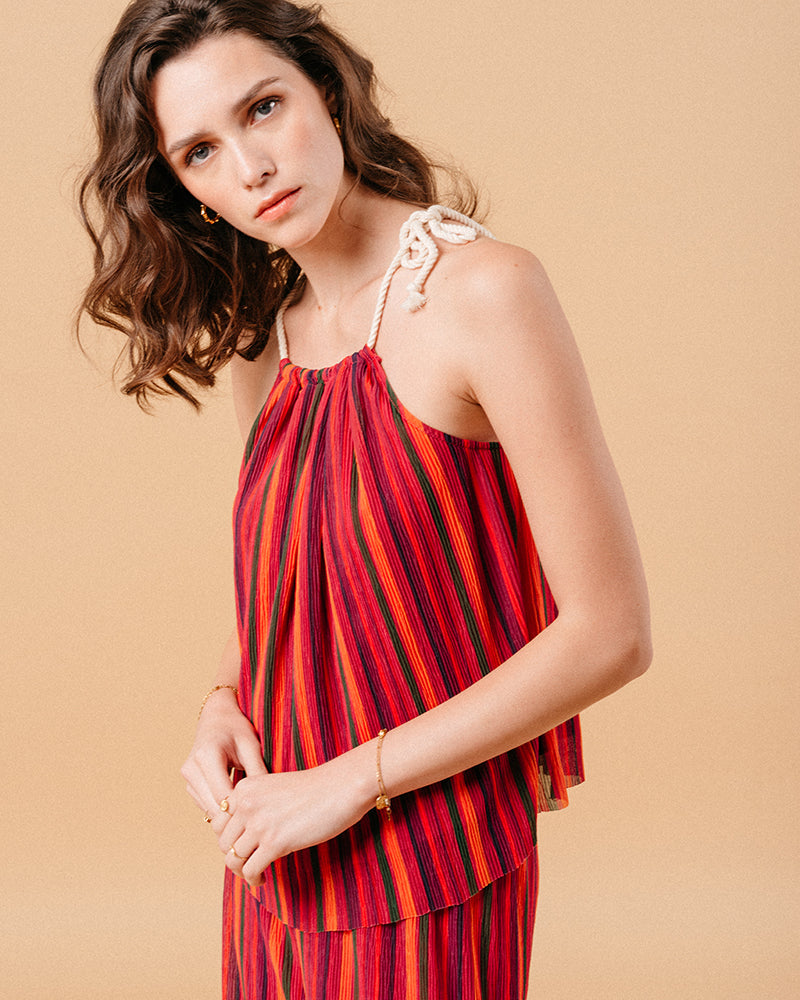 TOP MULTICOLOR MERCI MULTICOLOR