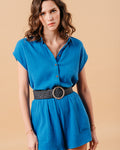 BLUE SHIRT METISSE BLEU