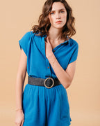 BLUE SHIRT METISSE BLEU