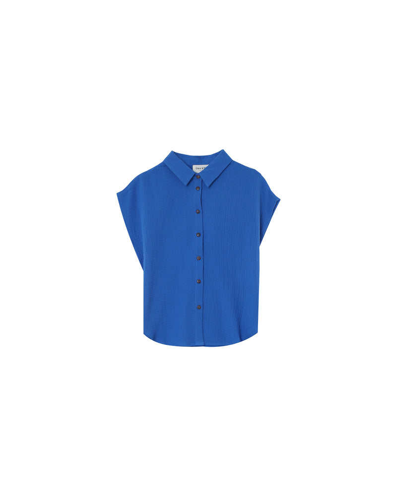 BLUE SHIRT METISSE BLEU
