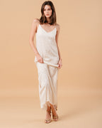 ECRU DRESS MICHAELA ECRU