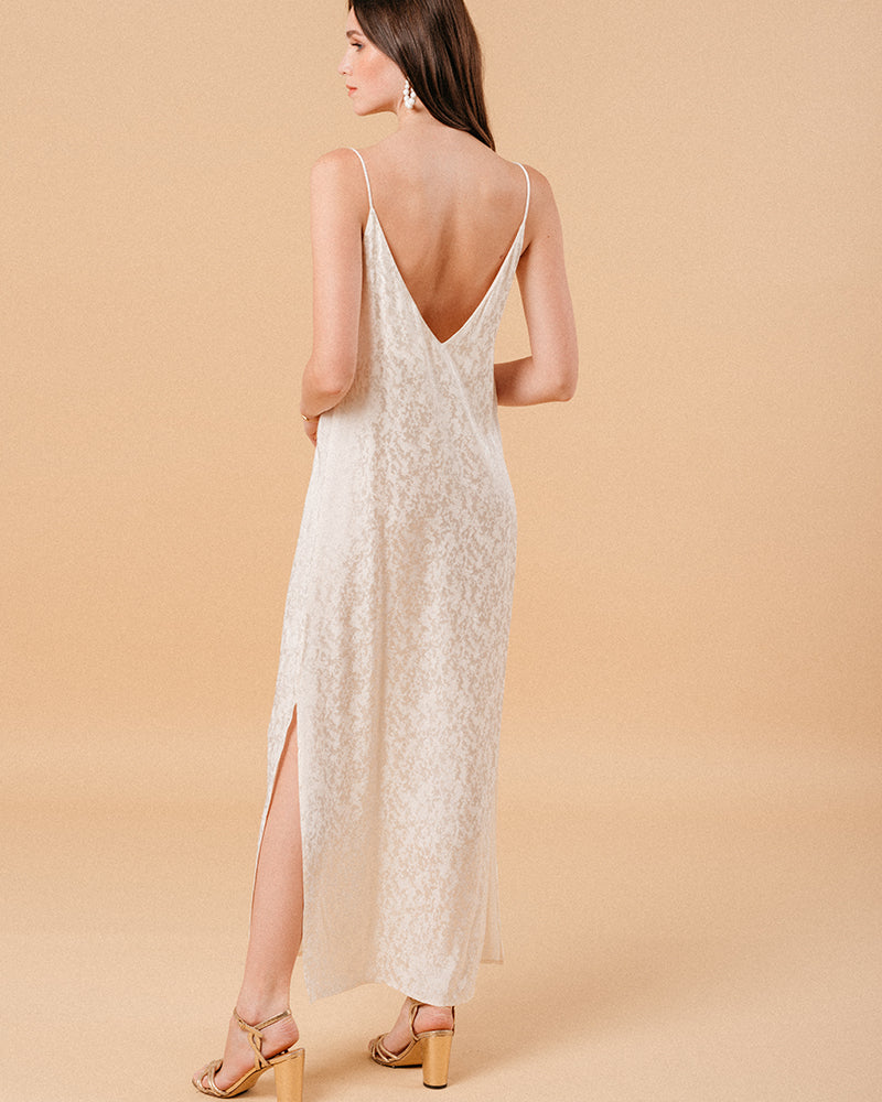 ECRU DRESS MICHAELA ECRU