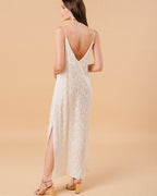 ECRU DRESS MICHAELA ECRU