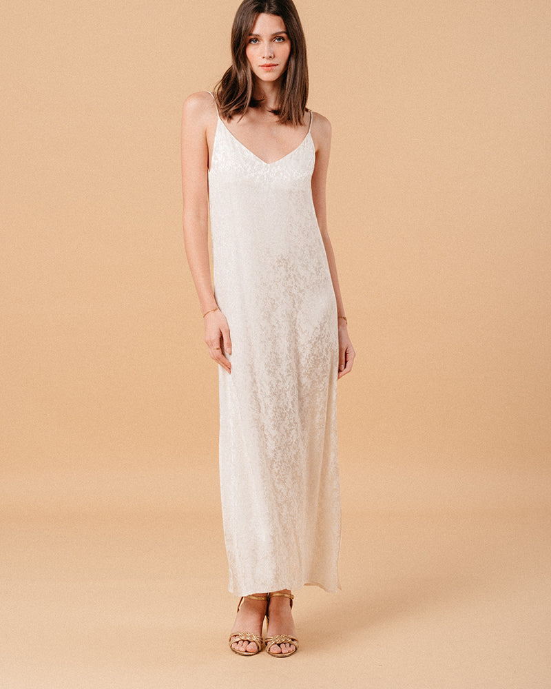 ECRU DRESS MICHAELA ECRU