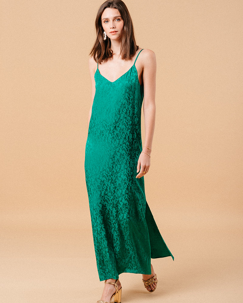 GREEN DRESS MICHAELA GREEN