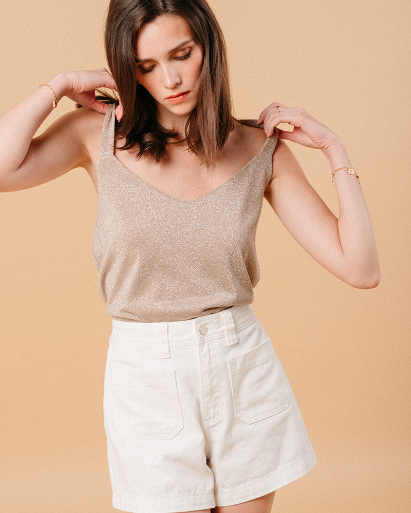 ECRU SHORTS MIGNONNE ECRU