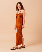 LONG BRICK DRESS MILA BRICK