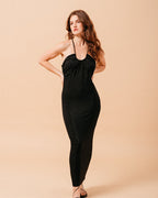LONG DRESS BLACK MILA BLACK