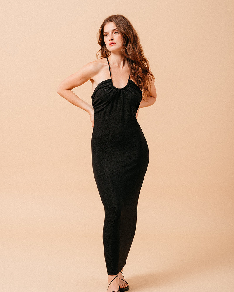 LONG DRESS BLACK MILA BLACK