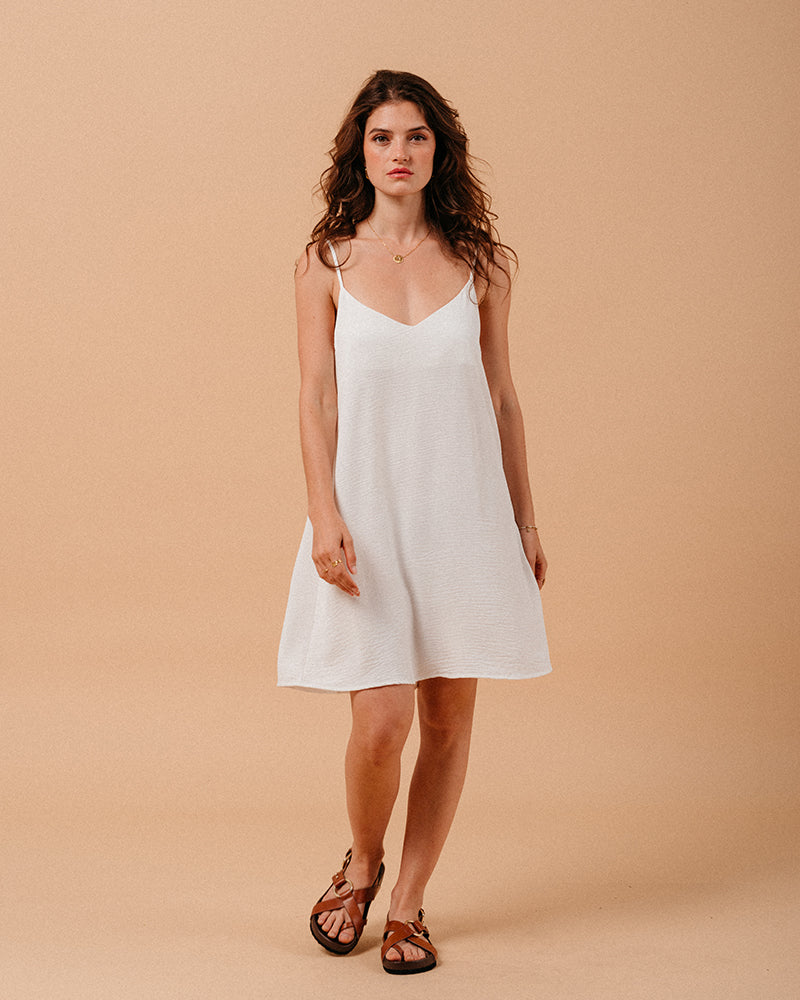 MINA ECRU DRESS ECRU