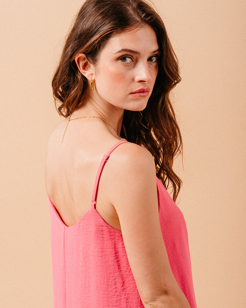 VESTIDO FUCSIA MINA FUCSIA