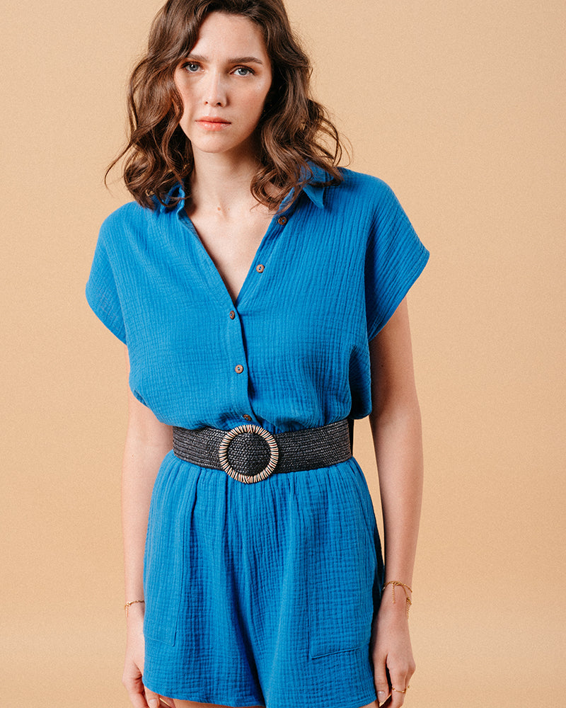 SHORT AZUL MINI AZUL