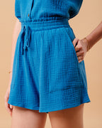 SHORT AZUL MINI AZUL