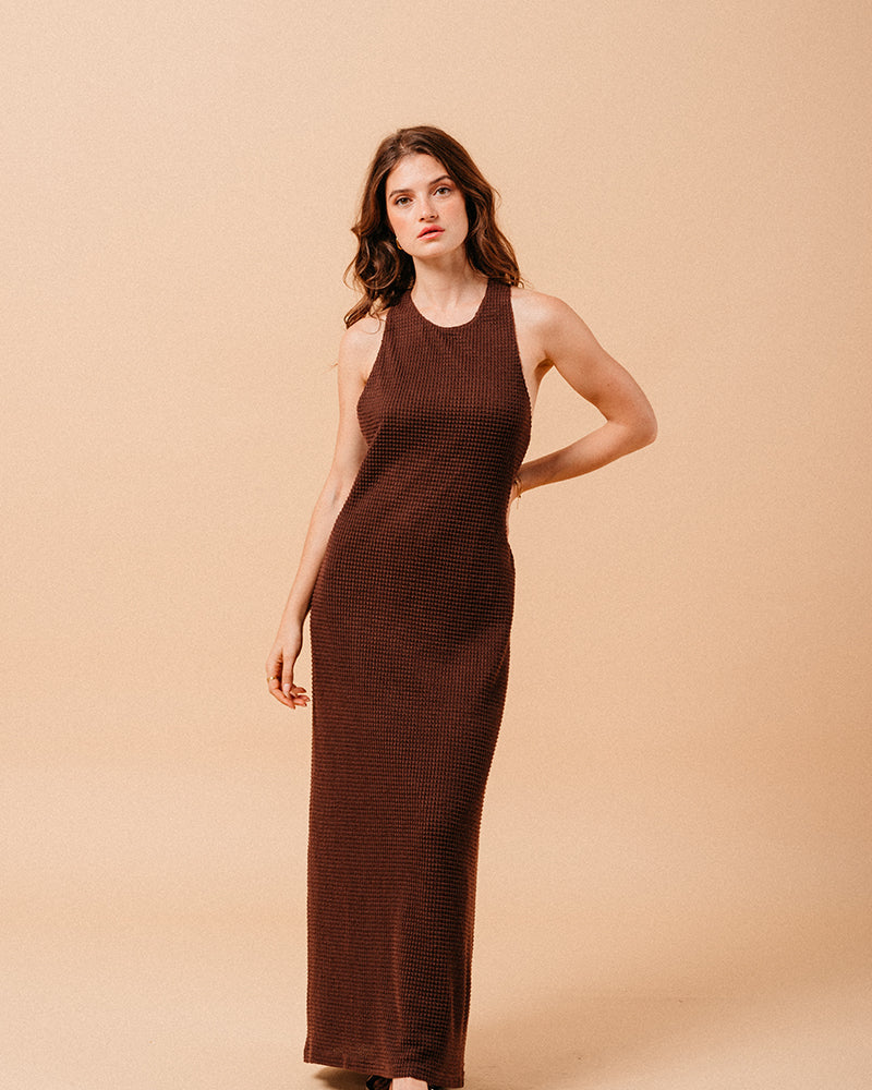 CHOCOLATE DRESS MIRABELLE CHOCOLATE