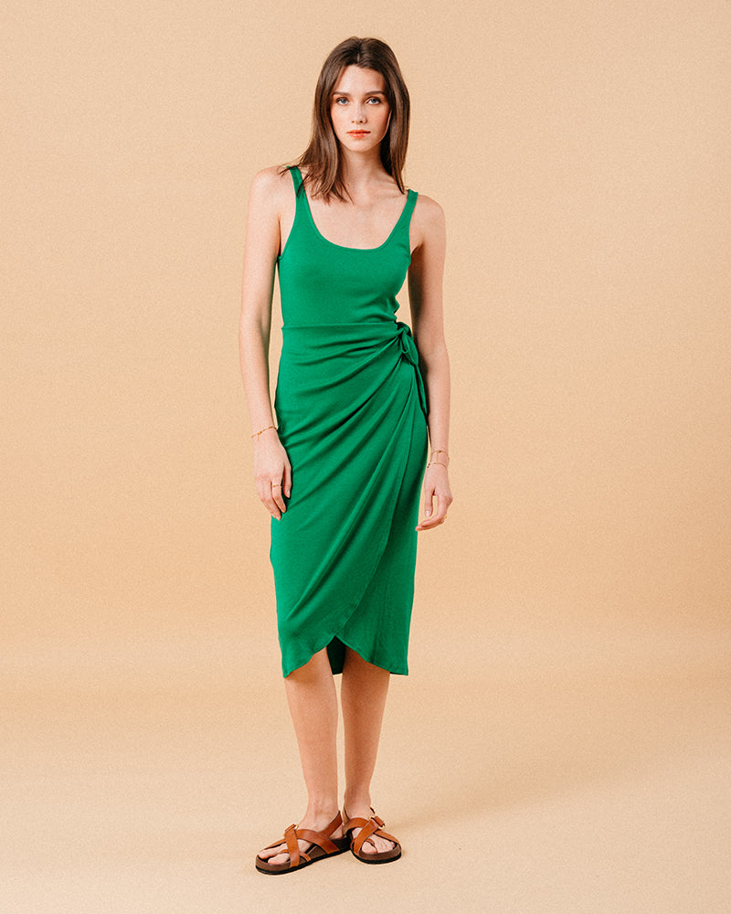 VESTIDO VERDE MIROIR VERDE