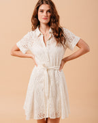 ECRU DRESS MOLIERE ECRU