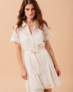 ECRU DRESS MOLIERE ECRU