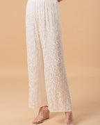ECRU TROUSERS MONCEAU ECRU