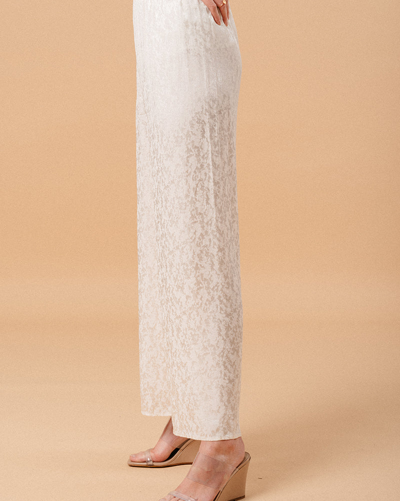 ECRU TROUSERS MONCEAU ECRU