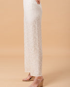 ECRU TROUSERS MONCEAU ECRU