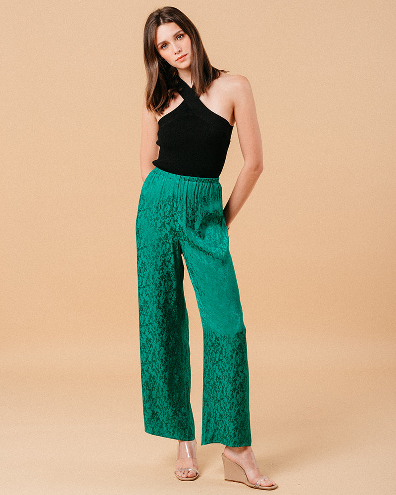 GREEN TROUSERS MONCEAU GREEN