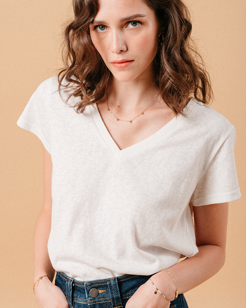 ECRU MONDAY T-SHIRT ECRU