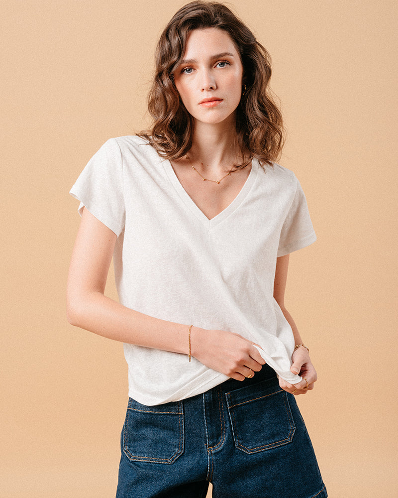 ECRU MONDAY T-SHIRT ECRU