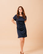 VESTIDO AZUL MARINO MONETTE AZUL MARINO