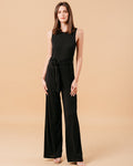 BLACK JUMPSUIT MONTAIGNE BLACK