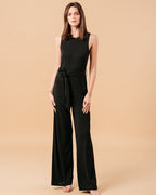 BLACK JUMPSUIT MONTAIGNE BLACK