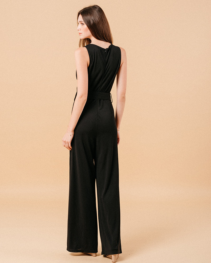 BLACK JUMPSUIT MONTAIGNE BLACK