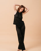 BLACK MORGANE TROUSERS BLACK