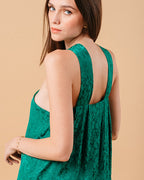 MOSS GREEN TOP GREEN