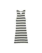 FOAM STRIPE STRIPE DRESS
