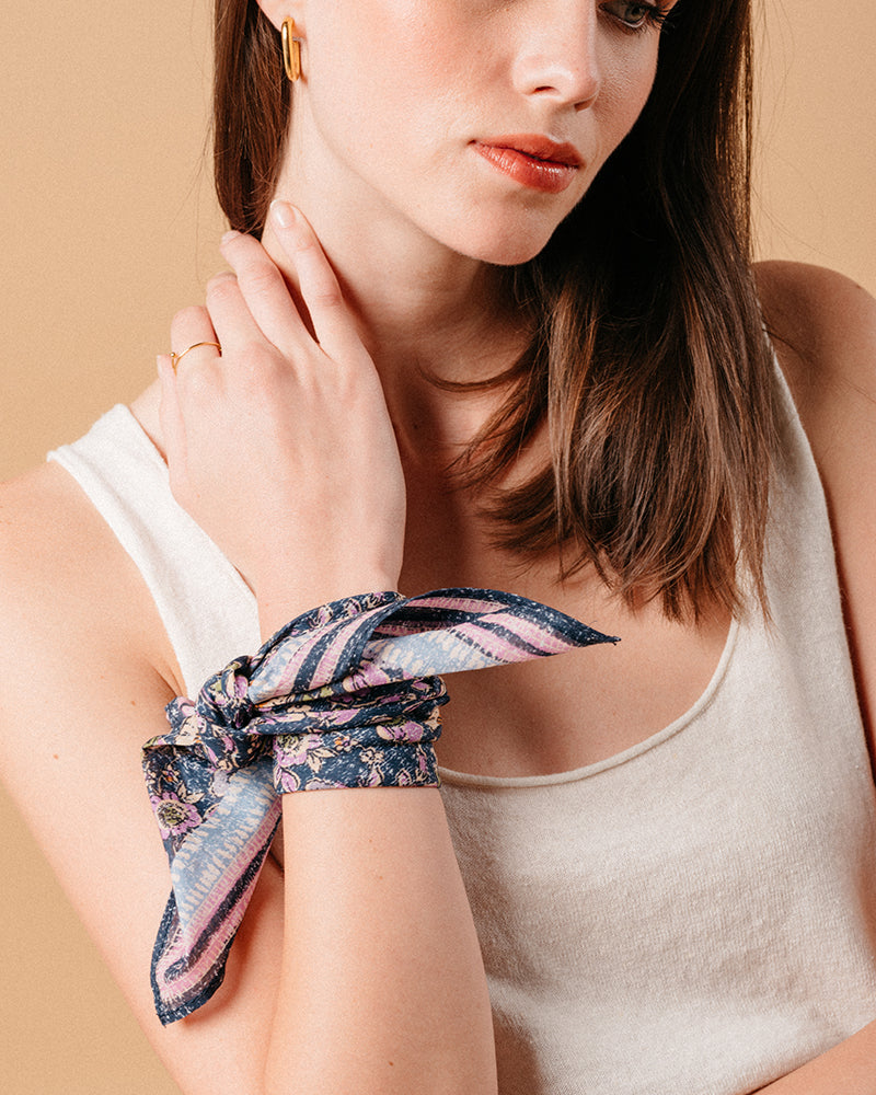 NAVY MUESLI SCARF NAVY