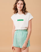 BLACKBERRY GREEN T-SHIRT GREEN