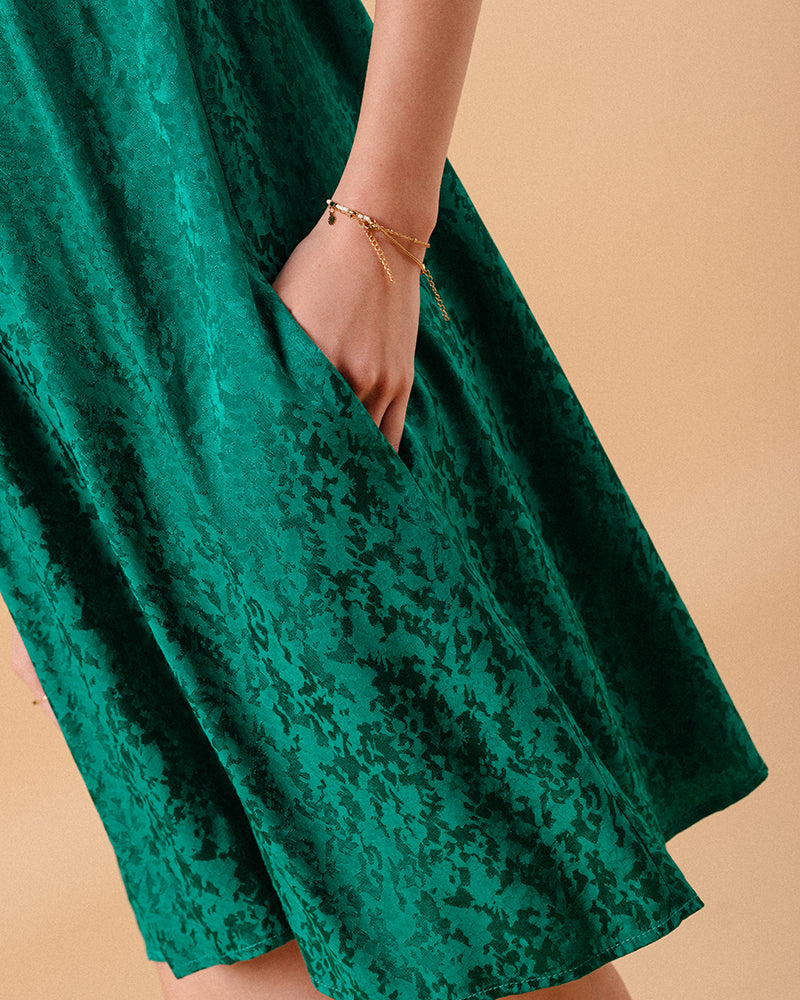 GREEN MURIEL GREEN DRESS