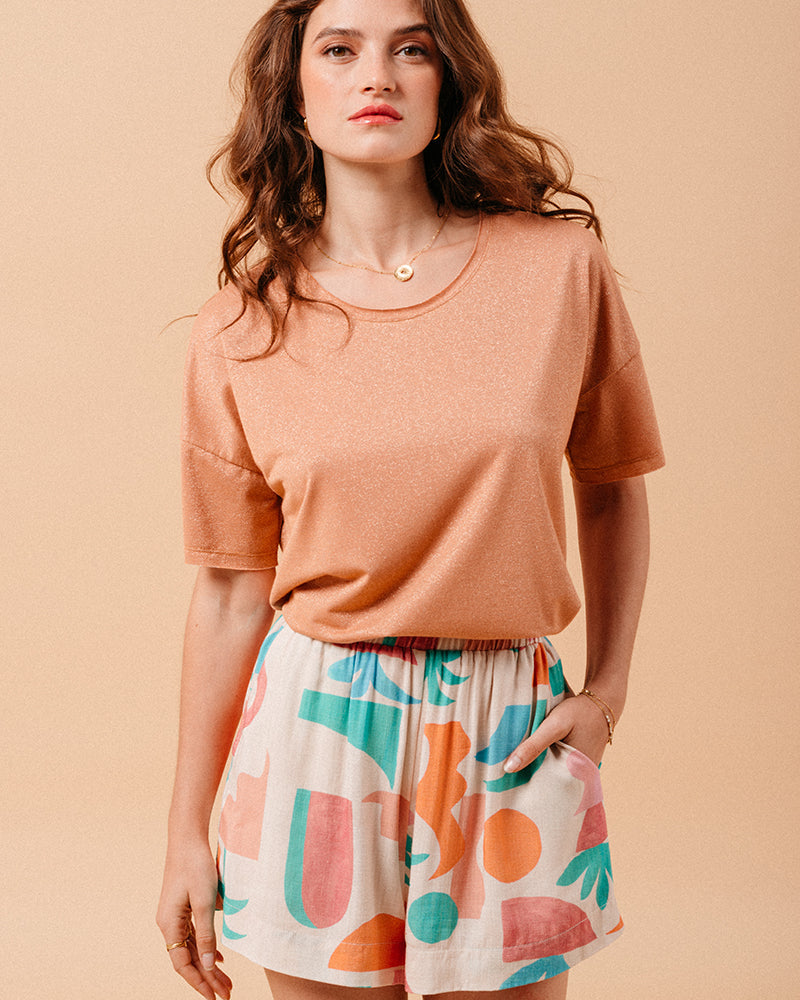 PEACH MUST PEACH TEE SHIRT