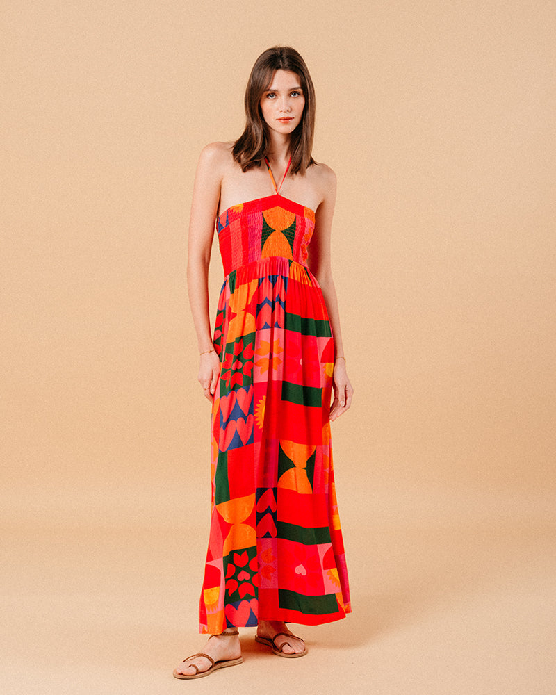 VESTIDO ROJO MYRTE ROJO