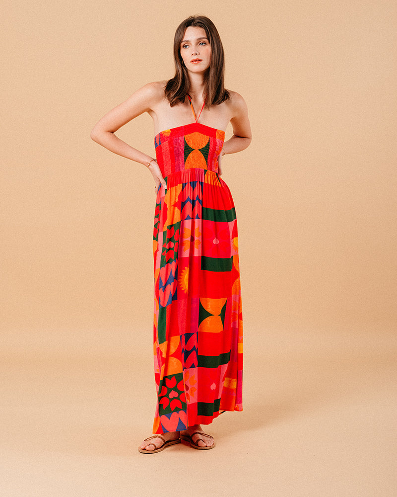 VESTIDO ROJO MYRTE ROJO